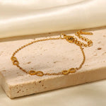 18K Gold Exquisite Fashion Infinity Symbol Design Versatile Bracelet -  QH Clothing