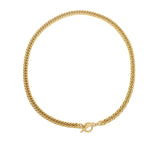 18K Gold Plated Cuban Chain Simple Versatile Necklace -  QH Clothing