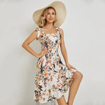 Summer Camisole Strap Printing Dress Women - Quality Home Clothing| Beauty