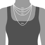Elegant Herringbone Diamond Pendant Necklace: A Timeless Gift for Mom -  QH Clothing