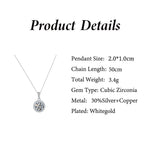 Elegant Lunar Diamond Pendant Necklace for Beloved Mother -  QH Clothing