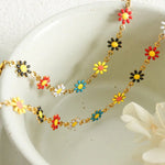 Exquisite Daisy Gold Jewelry Set -  QH Clothing