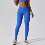High Waist Shaping Nude Feel Yoga Pants Quick-Drying Workout Running Pants Outer Wear Skinny Workout Pants - Quality Home Clothing| Beauty