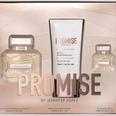 Jennifer Lopez Promise Gift Set 50ml EDP + 75ml Body Lotion + 10ml EDP - QH Clothing