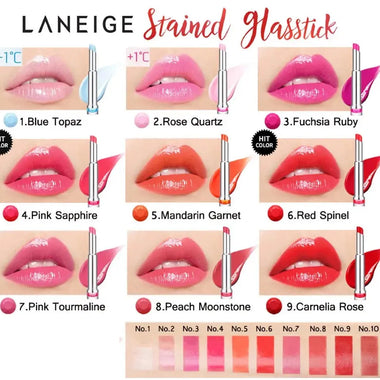 Laneige Stained Glasstick Lipstick 2g - 4 Pink Sapphire - Quality Home Clothing| Beauty