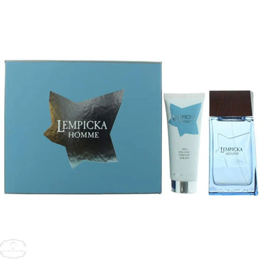 Lolita Lempicka Homme Gift Set 100ml EDT + 75ml Aftershave Balm + Bag - QH Clothing