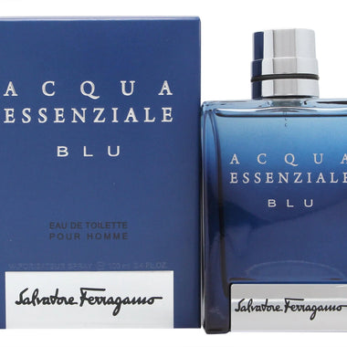 Salvatore Ferragamo Acqua Essenziale Blu Eau de Toilette 100ml Sprej - Quality Home Clothing| Beauty