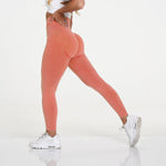 Seamless Small Crescent Breathable Quick-drying Fitness Pants Women High Waist Peach Hip Tight Stretch Hip Lift Yoga Pants - Quality Home Clothing| Beauty