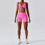 Nude Feel Yoga Suit Sexy Sports Running Fitness Clothes Suit Beauty Back Yoga Clothes - Quality Home Clothing| Beauty