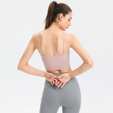 Spaghetti Strap Criss Cross Sports Bra Running Workout Bra Professional Bra Strap Yoga Clothes Underwear - Quality Home Clothing| Beauty