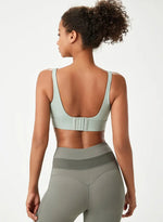 Sports Bra Women Buckle Yoga Bra Fixed Cup Sports Bra Fitness Vest - Quality Home Clothing| Beauty