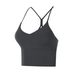 Spring Summer All-Match Long Sports Underwear Women Thin Strap Crossing Back Shaping Shockproof Push up Sports Bra - Quality Home Clothing| Beauty