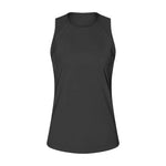 Spring Summer Back Hollow Out Cutout Sports Sleeveless T-shirt Light Breathable Cooldry Workout Top - Quality Home Clothing| Beauty