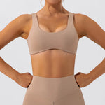 Spring Summer Nude Feel Yoga Clothes Tight Sports Underwear Women's Training Running Quick Drying Workout Yoga Bra - Quality Home Clothing| Beauty