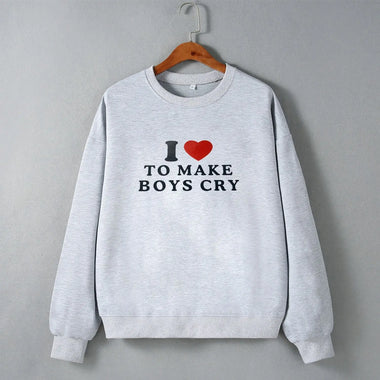 Street Hipster Loose Long Sleeve Sweatershirt Women Clothing - Quality Home Clothing| Beauty