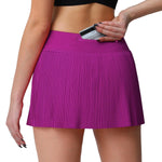 Tennis Skirt Sports Skirt Women Double Layer Anti Exposure Pleated Skirt Fitness Yoga Wear - Quality Home Clothing| Beauty