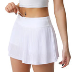 Tennis Skirt Sports Skirt Women Double Layer Anti Exposure Pleated Skirt Fitness Yoga Wear - Quality Home Clothing| Beauty