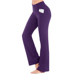 Wide Leg Pants High Waist Casual Girls Yoga Pants Plus Size - Quality Home Clothing| Beauty
