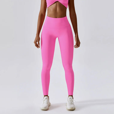 Yoga Pants Hip Lifting Running  Fitness Pants Candy Color High Waist Tight Sports Pants - Quality Home Clothing| Beauty