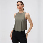 Yoga Short Sleeve Women Pleated Crumpled Half Waist Sports Blouse Casual All-Matching Yoga Jacket - Quality Home Clothing| Beauty