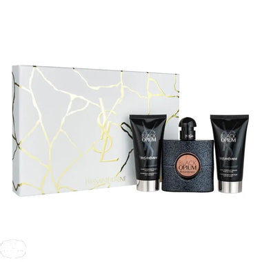 Yves Saint Laurent Black Opium Gift Set 50ml EDP + 2 x 50ml Body Lotion - QH Clothing