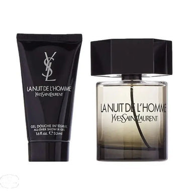 Yves Saint Laurent La Nuit de L'Homme Gift Set 100ml EDT + 2 x 50ml Shower Gel - QH Clothing
