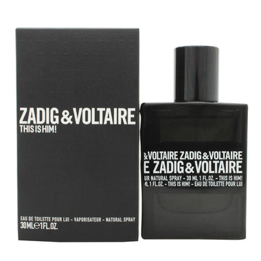 Zadig & Voltaire This is Him Eau de Toilette 30ml Sprej - QH Clothing | Beauty