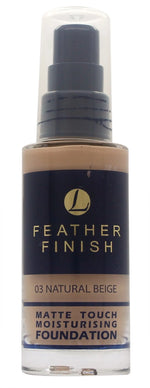 Lentheric Feather Finish Matte Touch Moisturising Foundation 30ml - Natural Beige 03 - Quality Home Clothing| Beauty