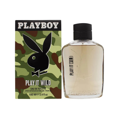 Playboy Play It Wild for Him Eau de Toilette 100ml Spray - Quality Home Clothing| Beauty