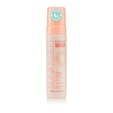 Sunkissed 95 Percent Natural Express 1 Hour Tan Mousse 200ml - Quality Home Clothing| Beauty